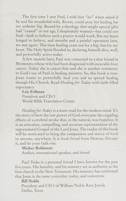 Cover of Healing for Today by Paul Teske
