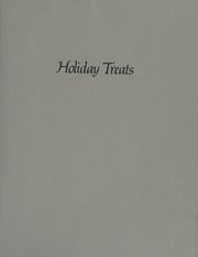Front cover of Holiday treats by Esther Rudomin Hautzig