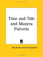 Front cover of Time and tide and Munera pulveris by John Ruskin