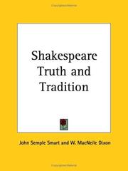 Cover of Shakespeare: truth and tradition by John Semple Smart