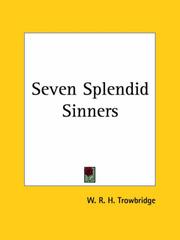 Cover of Seven splendid sinners by W. R. H. Trowbridge