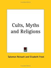 Front cover of Cults, myths and religions by Salomon Reinach