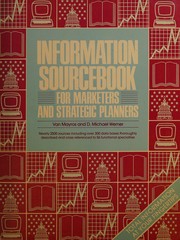 Front cover of Information sourcebook for marketers and strategic planners by Van Mayros