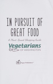 Cover of In Pursuit of Great Food by Stewart Rose