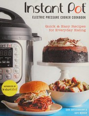 Front cover of Instant Pot electric pressure cooker cookbook by Sara Quessenberry