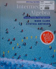 Cover of Intermediate algebra by Mark Clark