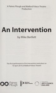 Cover of Intervention by Mike Bartlett