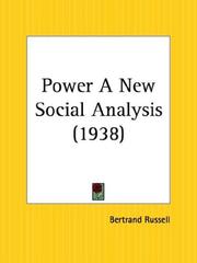 Cover of Power by Bertrand Russell