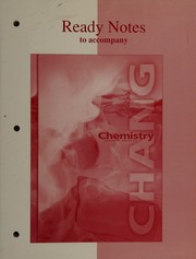Front cover of Course Ready Notes to Accompany Chemistry by Raymond Chang