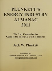 Front cover of Plunkett's Energy Industry Almanac 2011 by Jack W. Plunkett