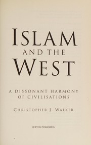Cover of Islam and the West by Christopher J. Walker