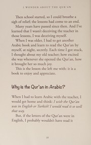 Front cover of I Wonder about the Qur'an by Ozkan Oze