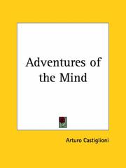 Front cover of Adventures of the mind by Arturo Castiglioni