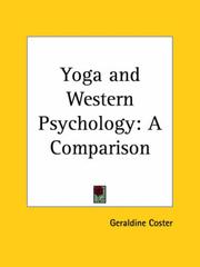 Front cover of Yoga and Western Psychology by Geraldine Coster