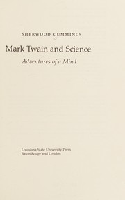 Front cover of Mark Twain and science by Sherwood Cummings