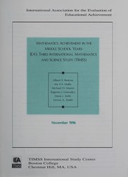 Front cover of Mathematics achievement in the middle school years by Albert E. Beaton
