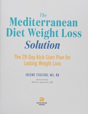 Cover of Mediterranean Diet Weight Loss Solution by Talia Platz