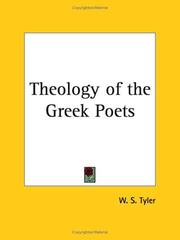 Cover of Theology of the Greek Poets by W. S. Tyler