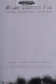 Front cover of Miami century fox by Legna Rodríguez Iglesias