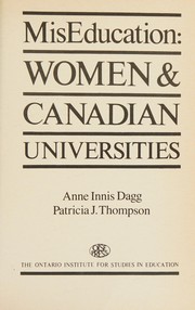 Cover of MisEducation by Anne Innis Dagg