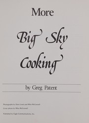 Cover of More Big Sky cooking by Greg Patent