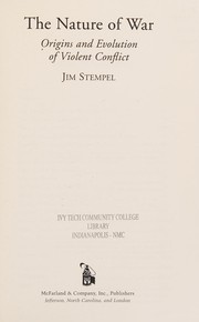 Front cover of Nature of War by Jim Stempel