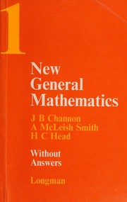 Cover of New General Mathematics by J.B. Channon