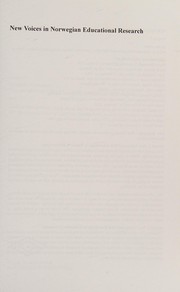 Front cover of New Voices in Norwegian Educational Research by Elisabeth Bjørnestad