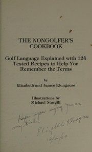 Front cover of The nongolfer's cookbook by Elizabeth Klungness
