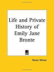 Front cover of Life and Private History of Emily Jane Bronte by Romer Wilson