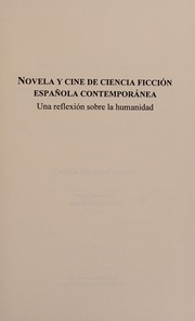 Front cover of Novela y cine de ciencia ficción española contemporánea by Cristina Sánchez Conejero