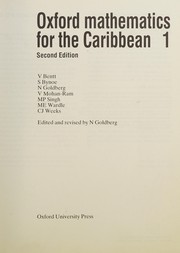 Front cover of Oxford Mathematics for the Caribbean (Oxford Mathematics) by V. Bentt