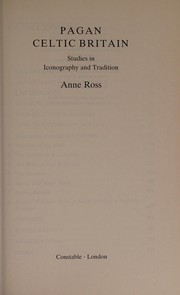 Front cover of Pagan Celtic Britain by Anne Ross