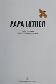Cover of Papa Luther by Daniel D. Maurer