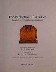 Front cover of Perfection of Wisdom : Extracts Form the Astasaahasrikaaprajanaapaaramitaa by R.C. Jamieson