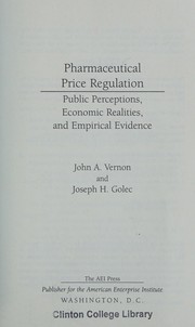 Front cover of Pharmaceutical price regulation by John A. Vernon