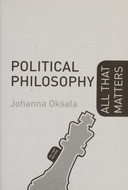 Front cover of Political Philosophy by Johanna Oksala