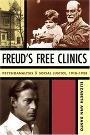 Cover of Freud's Free Clinics by Elizabeth Ann Danto