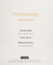 Cover of Psychology by Carol Tavris