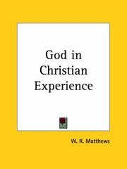 Front cover of God in Christian experience by W. R. Matthews