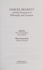 Front cover of Samuel Beckett and the encounter of philosophy and literature by Arka Chattopadhyay