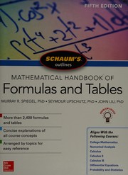 Cover of Schaum's outlines by Murray R. Spiegel