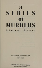 Front cover of A series of murders by Simon Brett