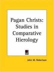 Front cover of Pagan Christs by John Mackinnon Robertson