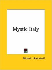 Front cover of Mystic Italy by Michael Ivanovitch Rostovtzeff