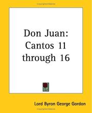 Front cover of Don Juan by Lord Byron