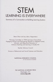 Cover of STEM Learning Is Everywhere by Steve Olson