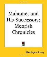 Front cover of Mahomet and his successors ; Moorish chronicles by Washington Irving