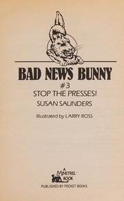 Cover of Stop the presses! by Susan Saunders