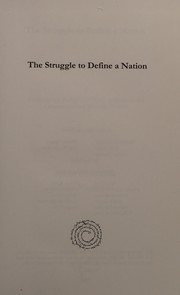 Front cover of Struggle to Define a Nation by Marco Demichelis